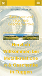 Mobile Screenshot of metallkreationen.ch